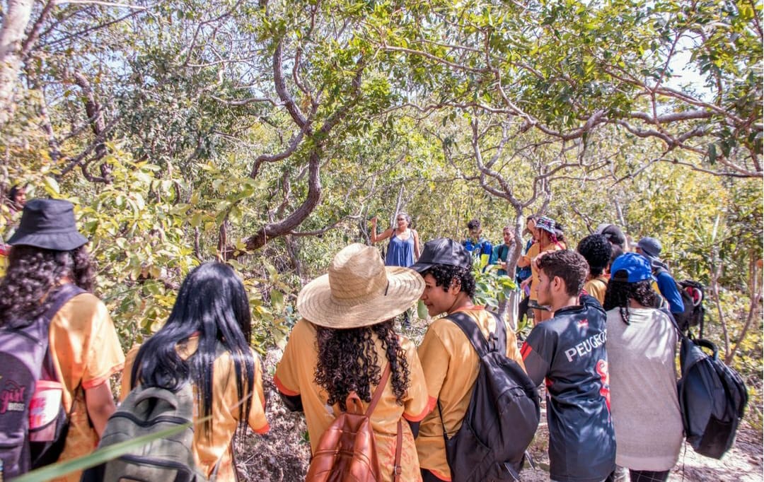 Estudantes de escolas estaduais participam de trilhas no Parque Nacional da Chapada dos Veadeiros