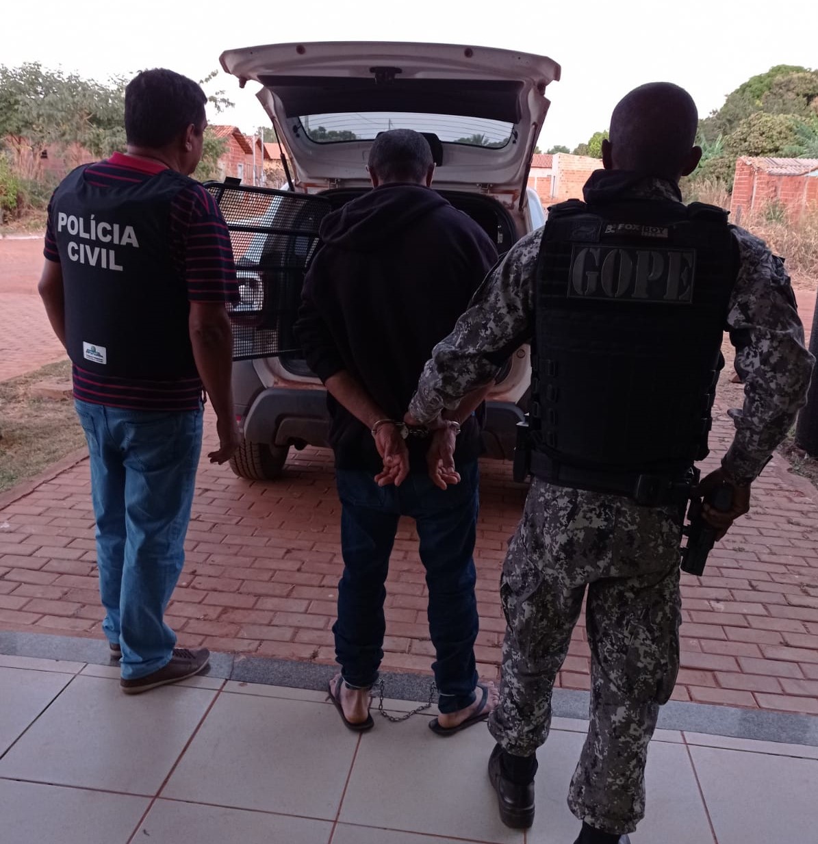 Em Conceição do Tocantins, Polícia Civil e GOPE prendem homem condenado por homicídio 