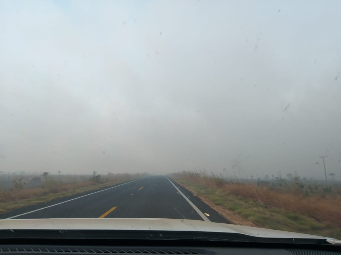 Chapada dos Veadeiros sob chamas