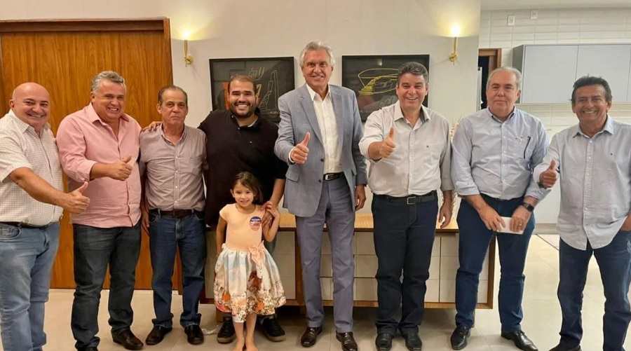 Caiado fecha apoio de Pablo Geovanni (PSD) e com prefeitos do PSDB fecham