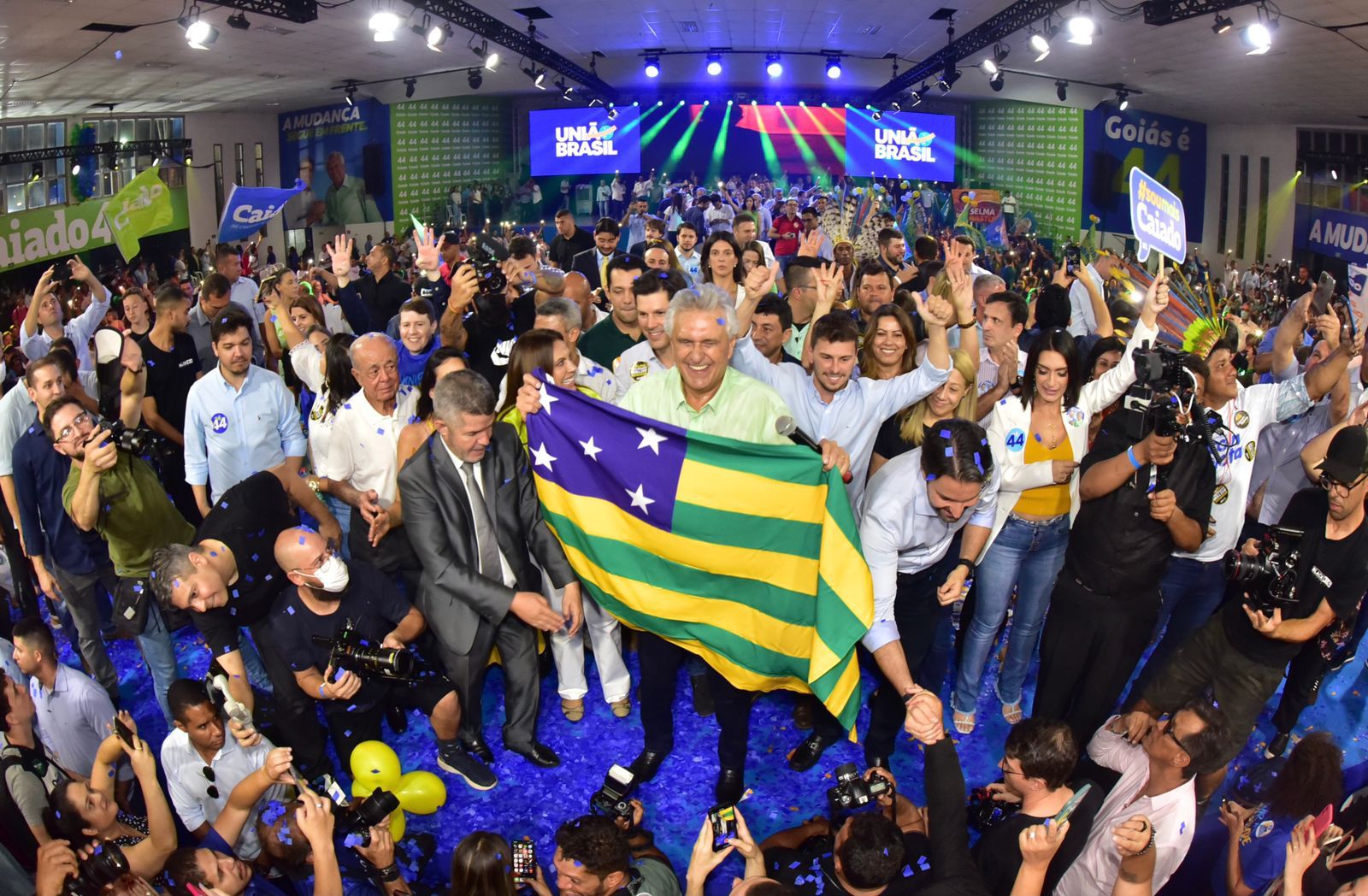 “Governar é ter coragem para decidir e trabalhar pelo que é certo”, afirma Ronaldo Caiado ao lançar candidatura à reeleição em Goiás