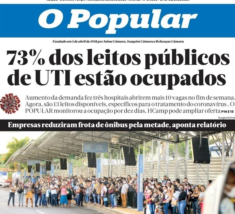 Jornal “O Popular”, de Goiânia, sofre ataque hacker e está fora do ar desde domingo