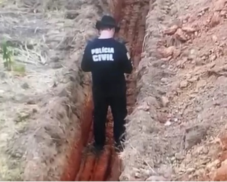 Polícia encontra drenos ilegais na divisa da Chapada dos Veadeiros, em Cavalcante (GO)