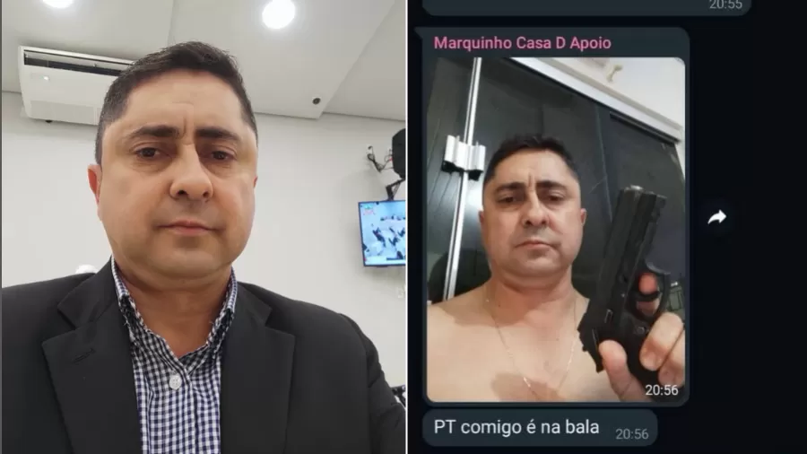 Vereador do PSB em Quirinópolis (GO) é investigado após foto com arma: ‘PT comigo é na bala’