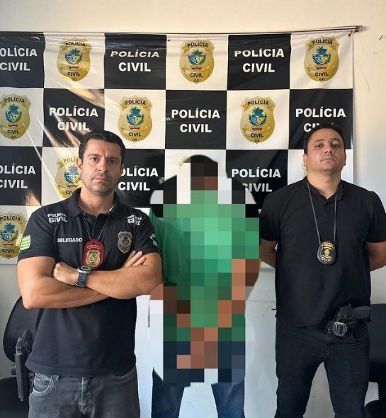 Preso acusado de estuprar menina de 13 anos, numa fazenda em Cavalcante (GO)