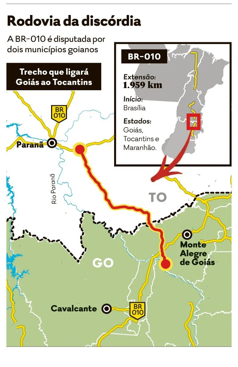BR-010 vai sair do papel e deve “matar” Campos Belos, Monte Alegre (GO), Arraias (TO) e todo o sudeste do Tocantins