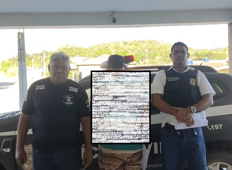 Gravíssimo: homem é preso em Campos Belos (GO) por engravidar e dar cocaína e bebidas a uma menina de 13 anos