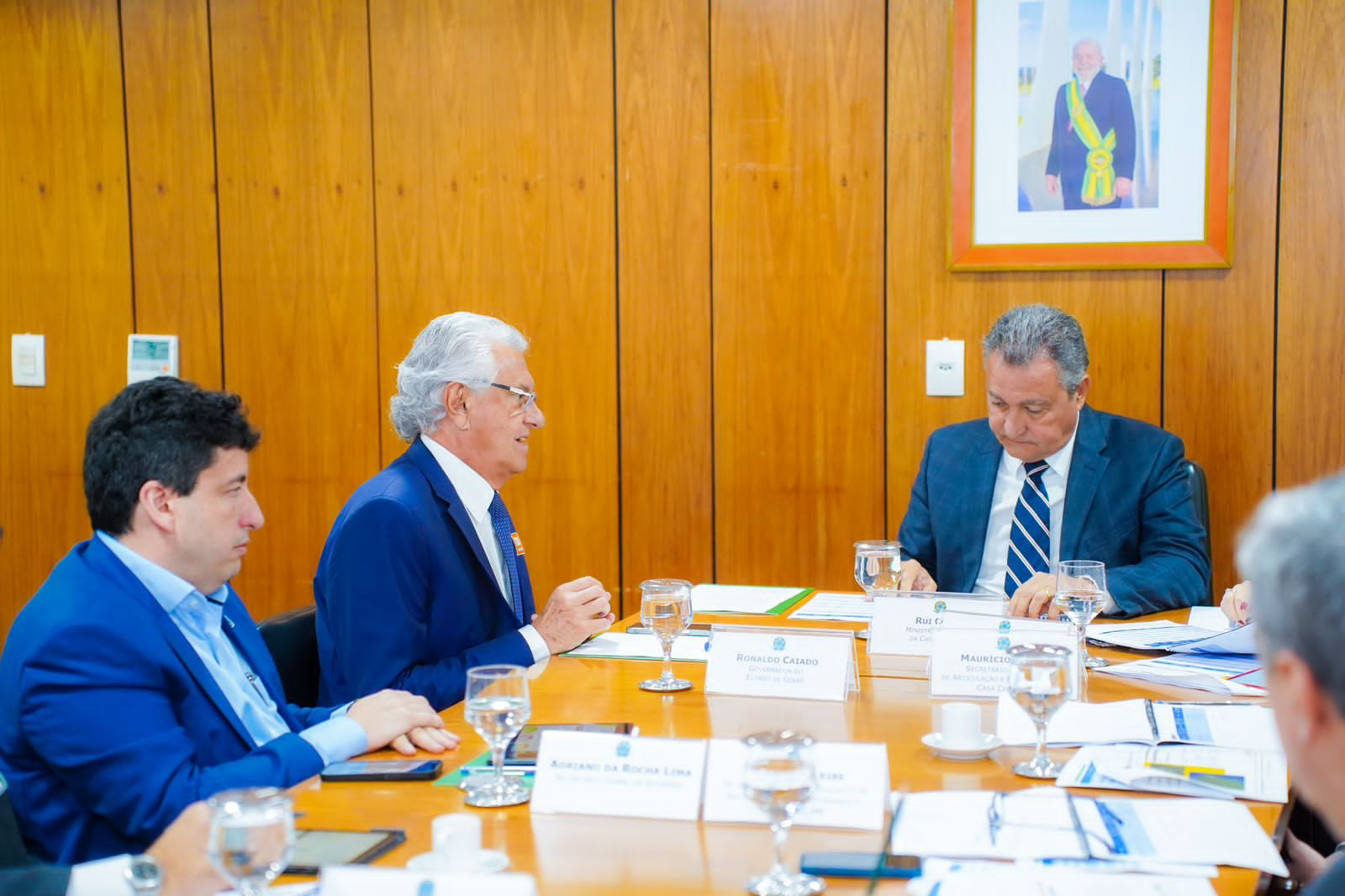 Em conversa com ministro Rui Costa, em Brasília, Caiado prioriza Policlínica para Campos Belos (GO)