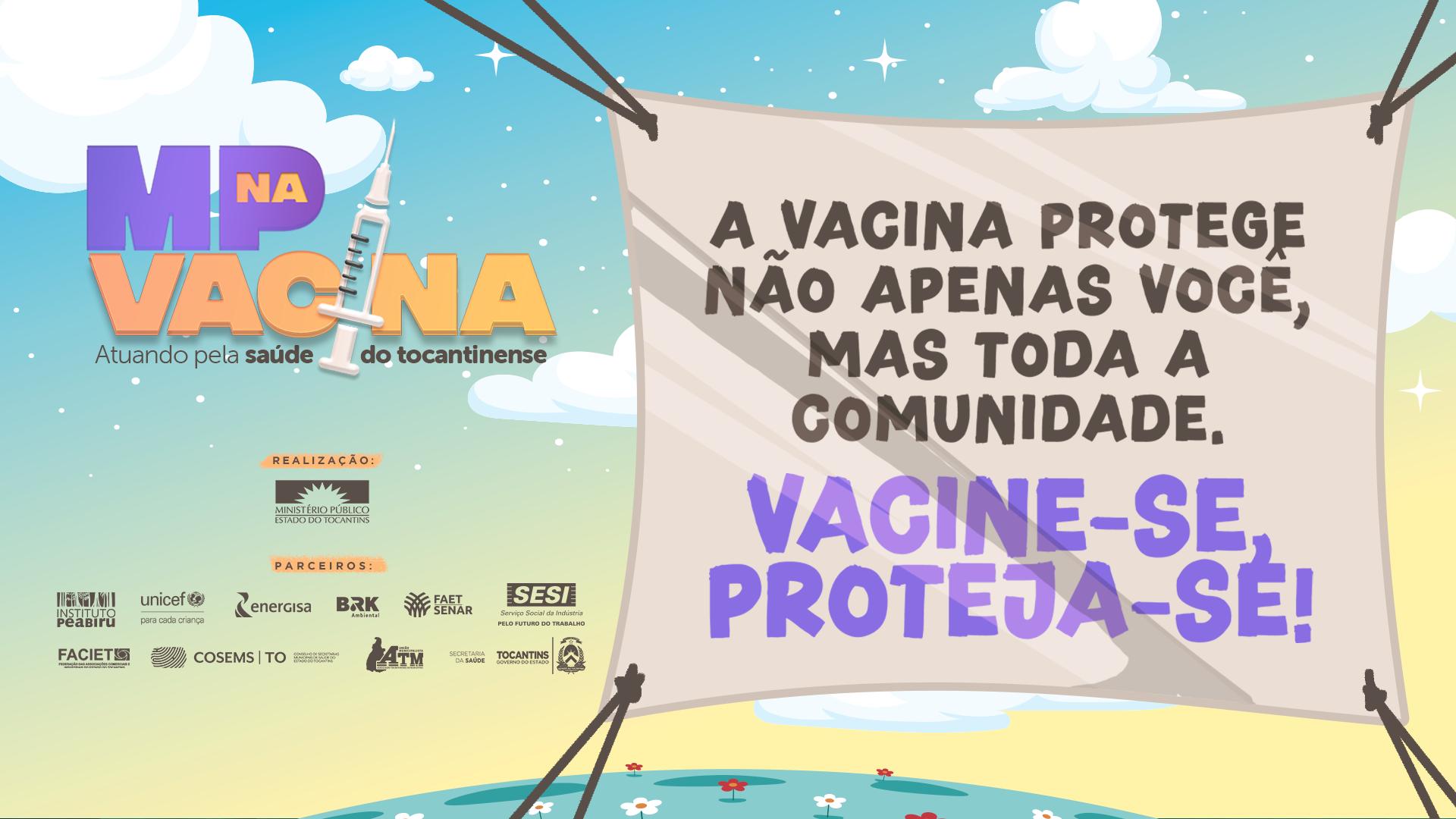 Ministério Público vai premiar com selo municípios que atingirem índice vacinal no Tocantins
