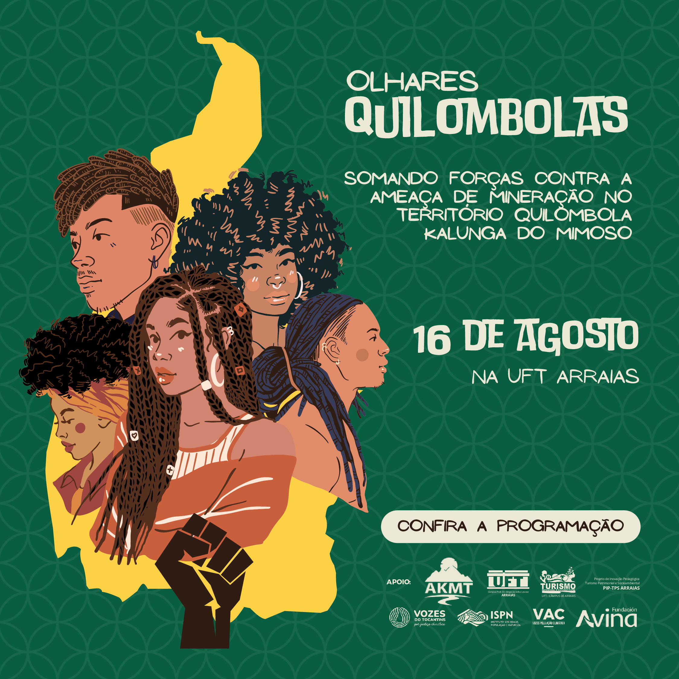 Câmpus da UFT em Arraias sediará evento do projeto “Olhares Quilombolas” para discutir a mineração em territórios quilombolas