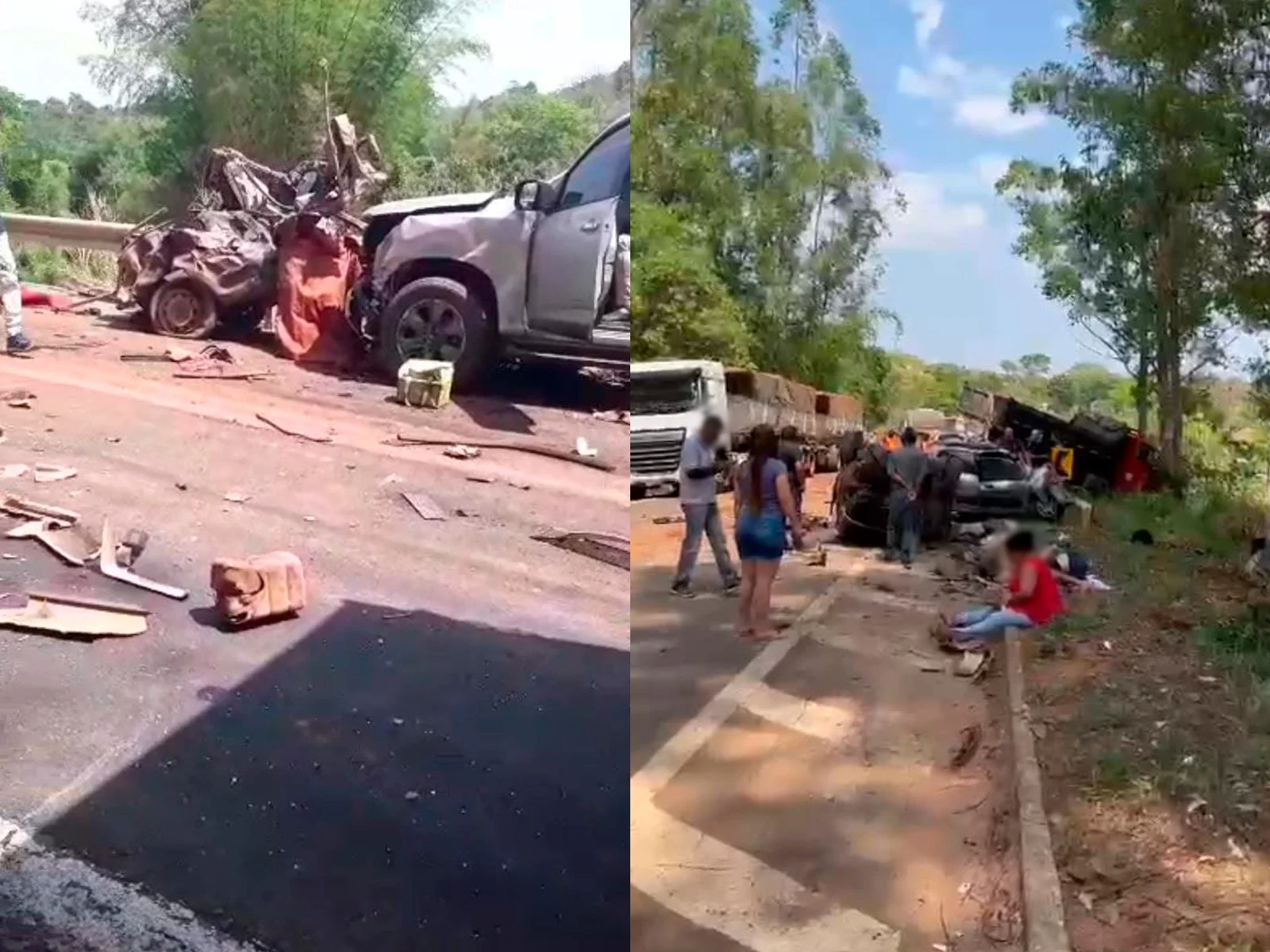 Grave acidente mata 4 pessoas perto de Anápolis (GO)