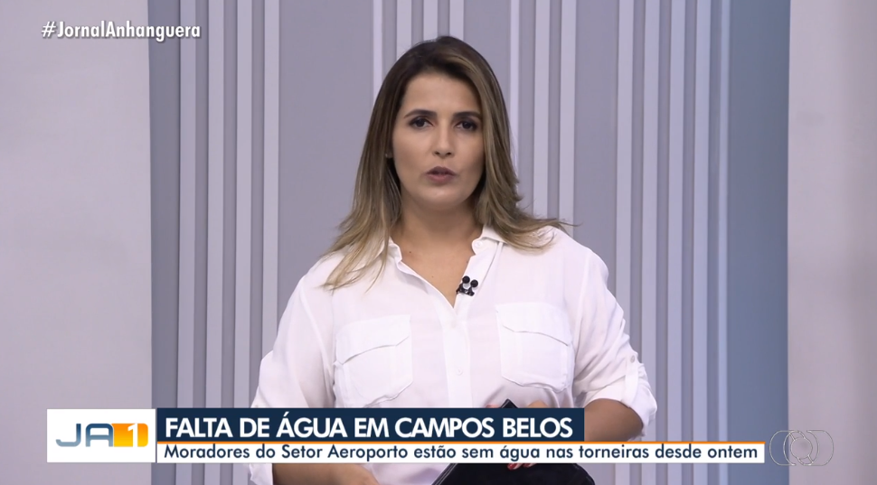 Deu na TV Globo: moradores de Campos Belos (GO) reclamam de falta de água 