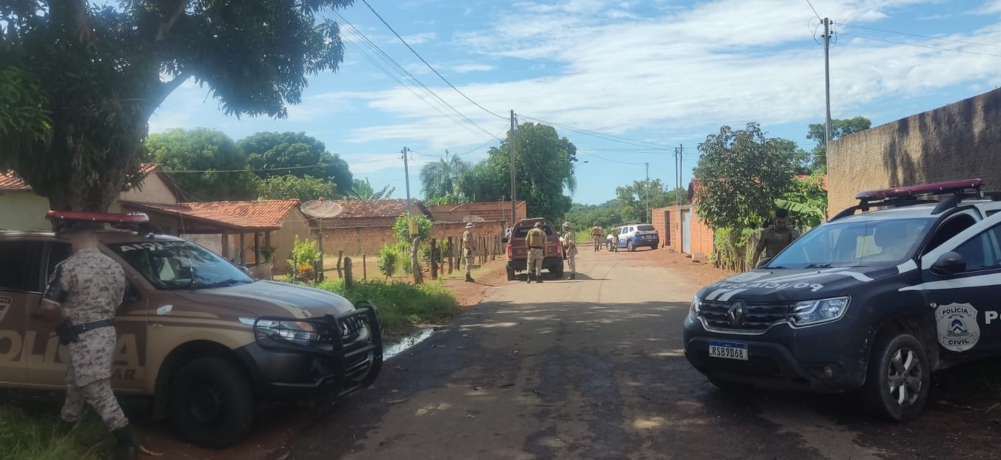 Polícias Civil e Militar realizam operação em Arraias e Conceição do Tocantins