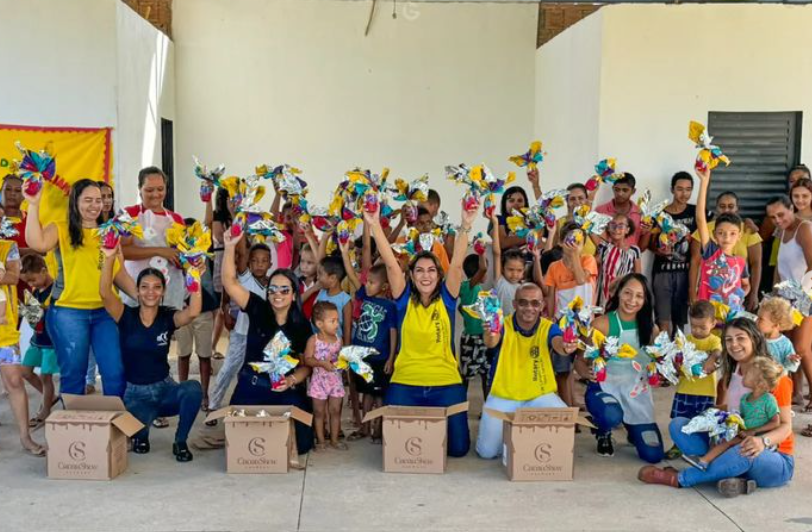 Rotary Club de Campos Belos (GO) Nova Geração leva alegria e esperança à Páscoa de comunidades carentes