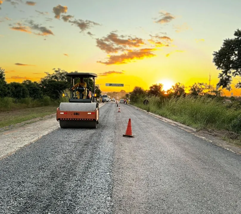 Revitalização da GO-108 chega a 77% de execução, entre Posse (GO) e Guarani de Goiás (GO)