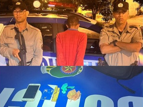 Mais um: PM prende suspeito de tráfico de drogas em Campos Belos (GO)
