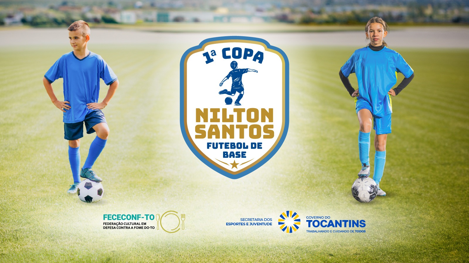 Governo do Tocantins abre inscrições para a 1ª Copa Nilton Santos de Futebol de Base