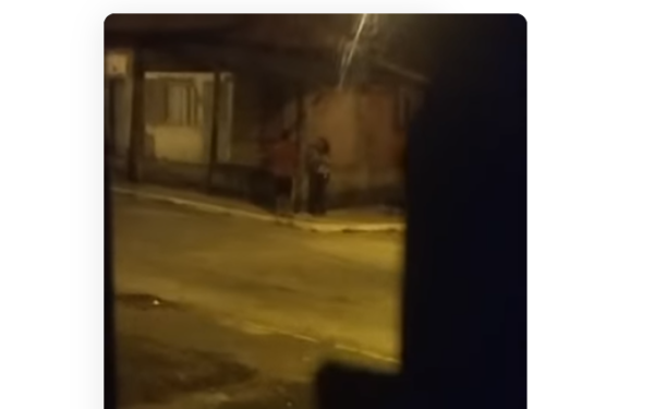 Em chocante vídeo, filha filma padrasto batendo na companheira, em Campos Belos (GO)