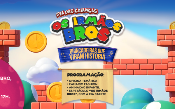 Brasília: Dia das Crianças com os Irmãos Bros no Terraço Shopping