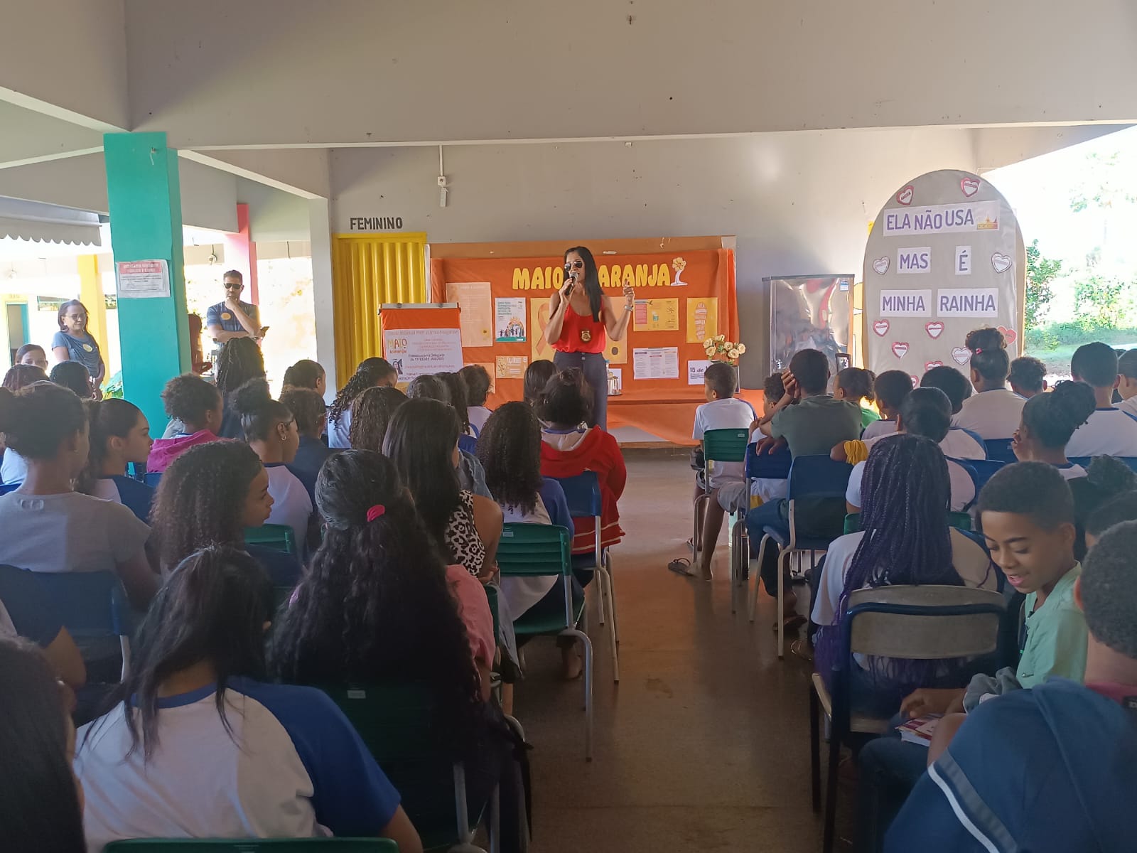 Polícia Civil faz palestra educativa em escola da zona rural de Arraias 