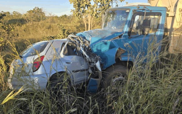 Colisão na GO-118 entre três veículos deixa um morto e três Feridos