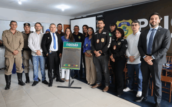 Polícia Científica de Goiás inaugura reforma da unidade de Campos Belos (GO)