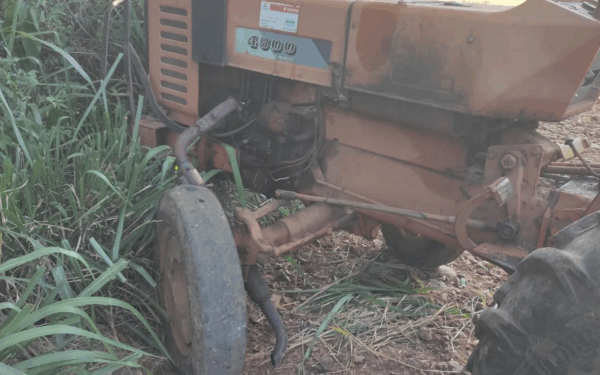 Trabalhador morre em acidente com trator na zona rural de Campos Belos (GO)