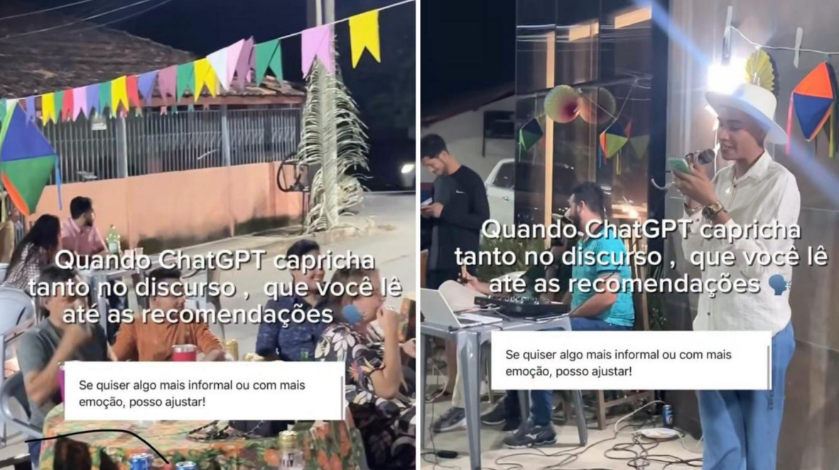 Estadante de Campos Belos (GO) viraliza após discursar e ler até recomendação do ChatGPT